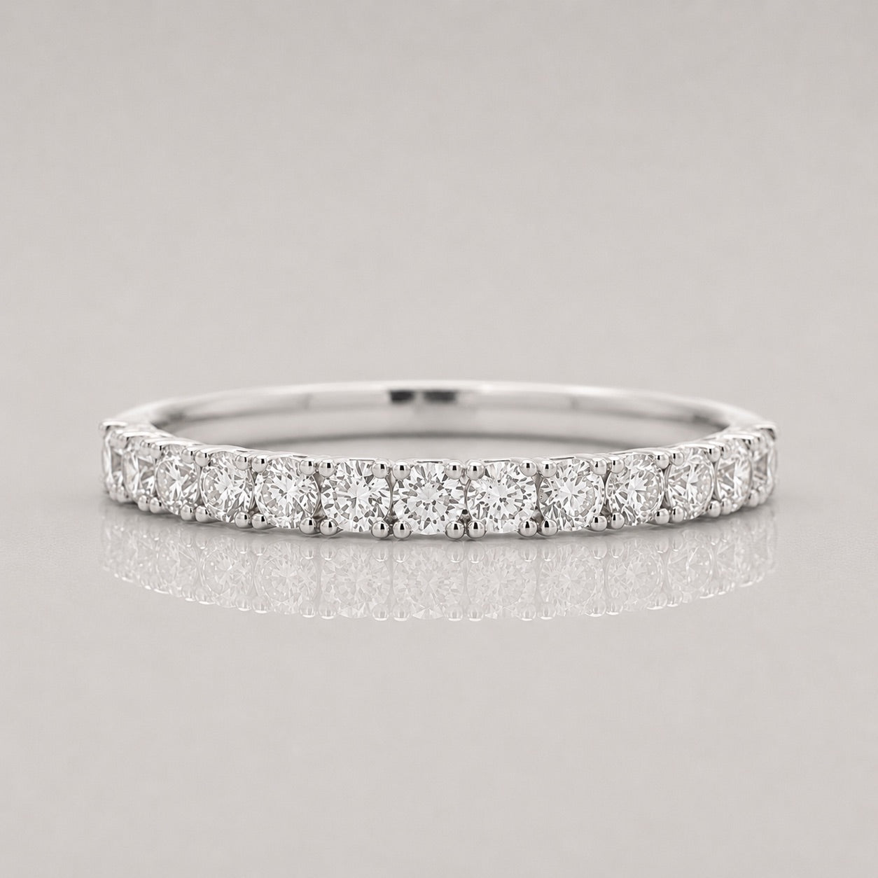Round Diamond Wedding Band by Chalyano